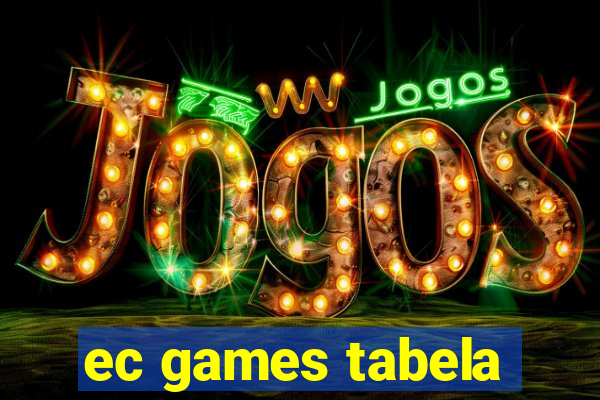 ec games tabela